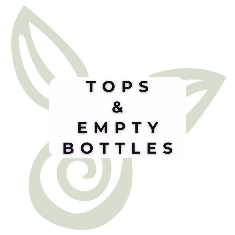 Reusable Tops & Empty Refillable Bottles